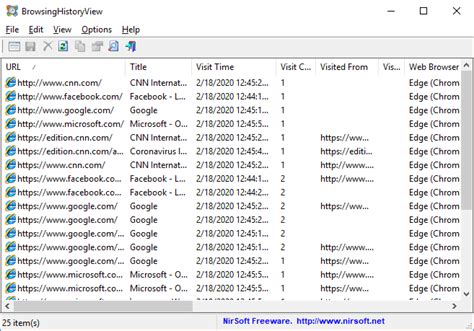Image result for Browsing History View