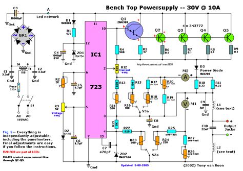 Image result for DC Power Supply 3010s 30V 10A Circuit Schematic Diagram