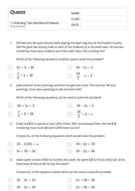 7th Grade Algebra 1 Math Problems Word എന്നതിനുള്ള ഇമേജ് ഫലം
