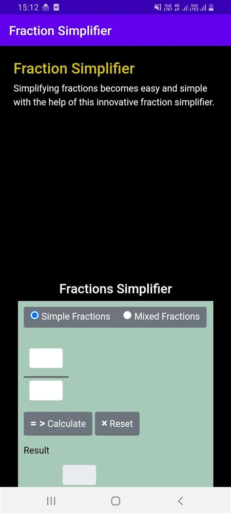 Image result for Fraction Simplifier