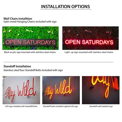 LED Open Sign Dimensions に対する画像結果