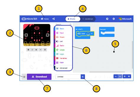 Toradh íomhá ar Micro Bit Block Code