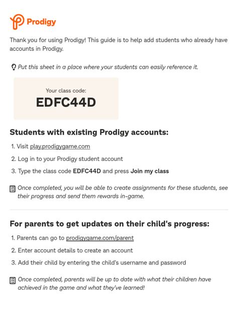 Image result for Prodigy Game Class Code