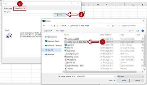 Image result for How to Put PDF File in Excel