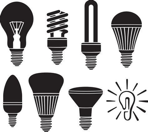 Toradh íomhá ar LED Bulb Vector Image