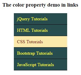 Image result for Link Color CSS