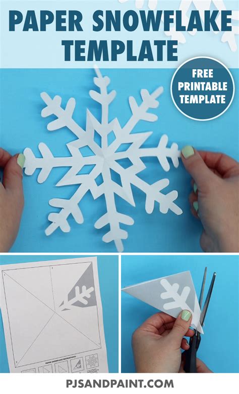 Image result for Printable Snowflake Cut Out Template