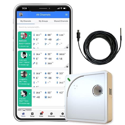 Wireless Temperature Humidity Meter with App Data Logger に対する画像結果