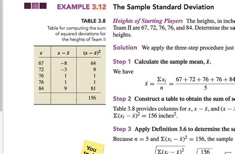 Image result for Example of Solving Standard Deviation