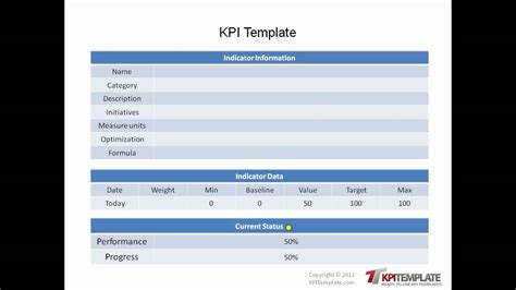 Toradh íomhá ar KPI Data Collection Templates