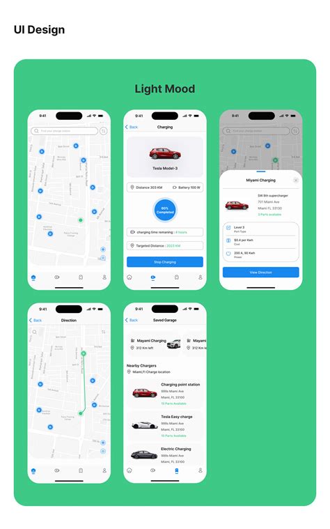 Image result for EV Charging Points UI Design