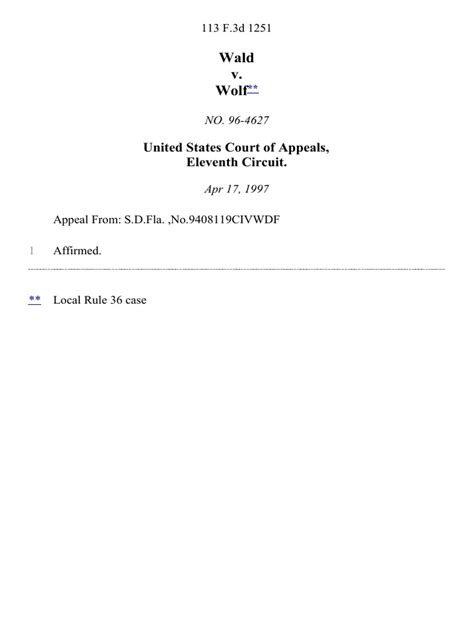 Wald Document に対する画像結果