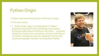 Image result for Man Who Created Python