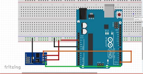 Toradh íomhá ar ESP Module 8266 and Arduino Uno Connection Diagram