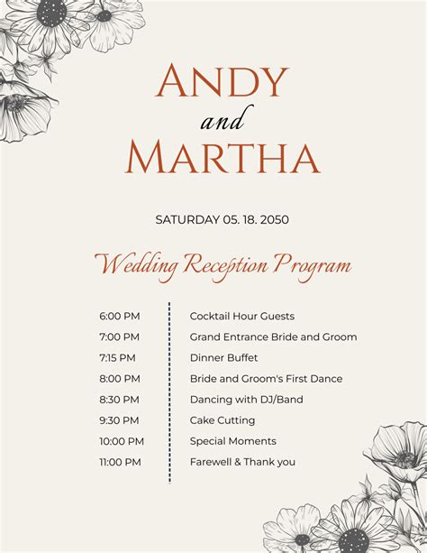 Image result for Sample of Church Wedding Ceremony Program