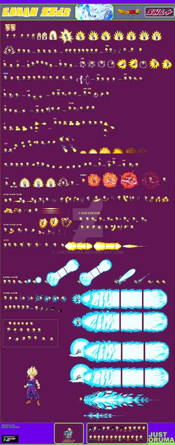 Image result for Gojo Sprite Sheet