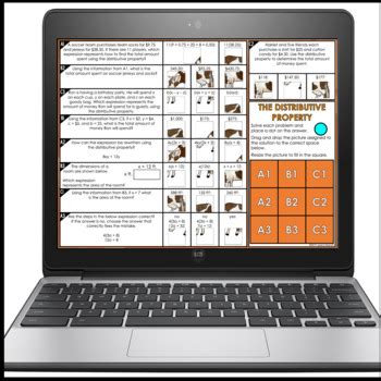 Image result for Distributive Property Activity