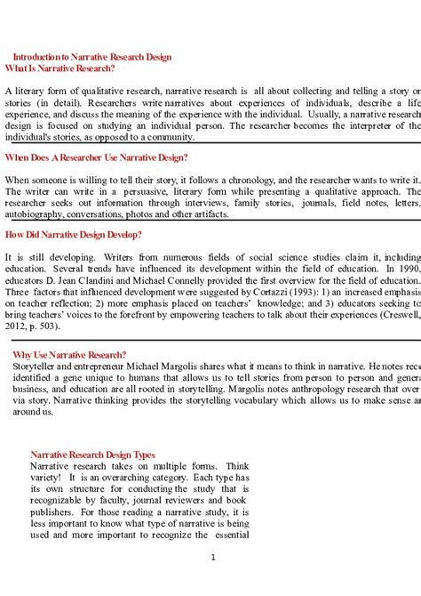 Image result for Descriptive Narrative Research Design