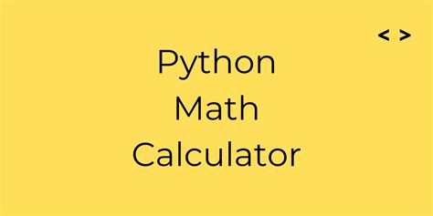 Toradh íomhá ar Simple Calculator in Python