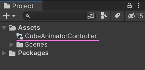 Toradh íomhá ar Unity Animation Clip Menu