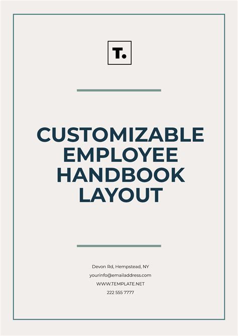 Toradh íomhá ar Handbook Cover Page Template