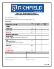 Toradh íomhá ar Mobile Application Development 700 Assignment