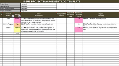 Image result for Issue Tracking Log Template Excel