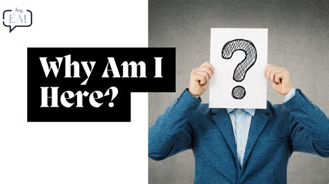 Image result for Why I AM Here Example