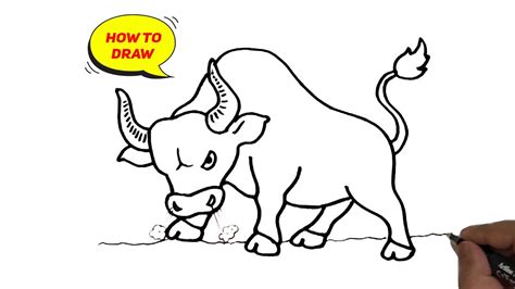 تصویر کا نتیجہ برائے Simple Bull Drawing