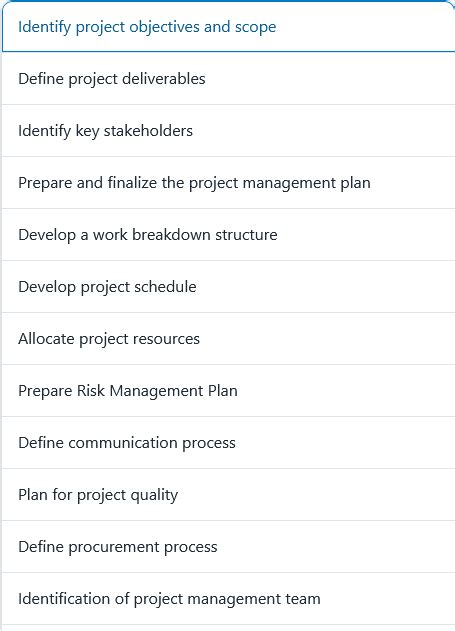 Bildergebnis für Table for Project Process Documentation