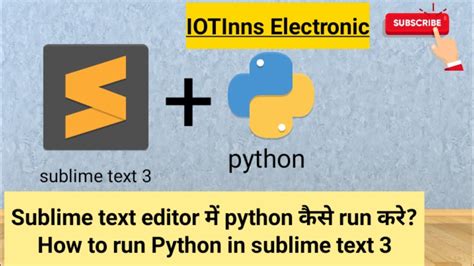 Image result for How to Run Python Code in Sublime Text
