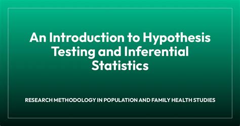 Image result for Inferential Statistics and Hypothesis Testing