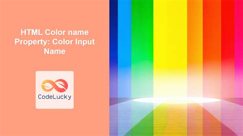 Toradh íomhá ar HTML Colours Name