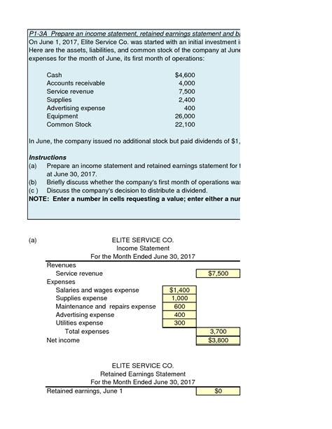 Worksheet Financial Statement に対する画像結果