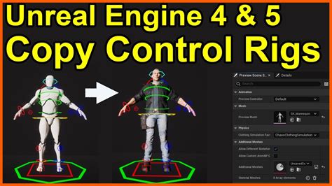 Toradh íomhá ar Unreal Engine Control Rig Rotation Split