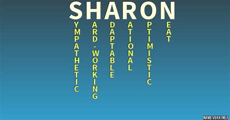 Afbeeldingsresultaten voor Sharon Name Meaning