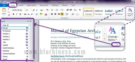 Image result for Blog Style in Word