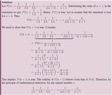 Image result for Mathematical Induction Examples and Solutions