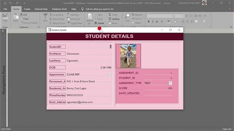 Image result for Microsoft Access GUI Examples