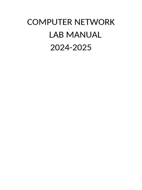 Image result for Computer Hardware and Networking Lab Manuals PDF