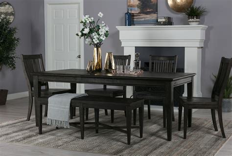 Image result for Living Spaces Rectangular Dining Table
