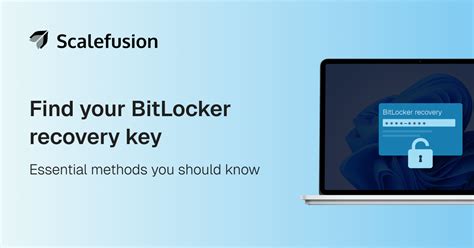 Image result for Find Your BitLocker Key