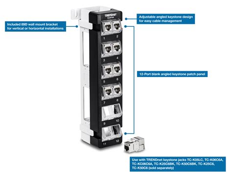 Afbeeldingsresultaten voor Patch Panel 12 Port Drawing