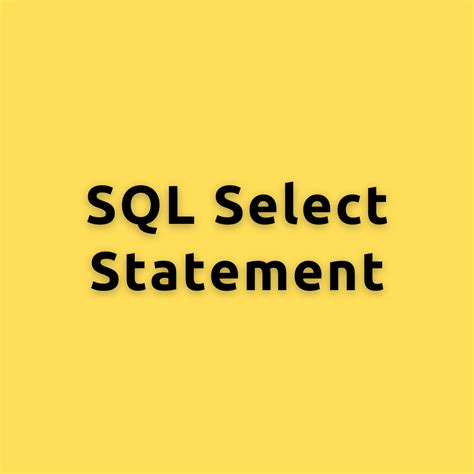 Image result for Select Command for SQL