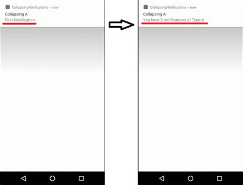 Collapsed Grouped Multi Notification Android에 대한 이미지 결과
