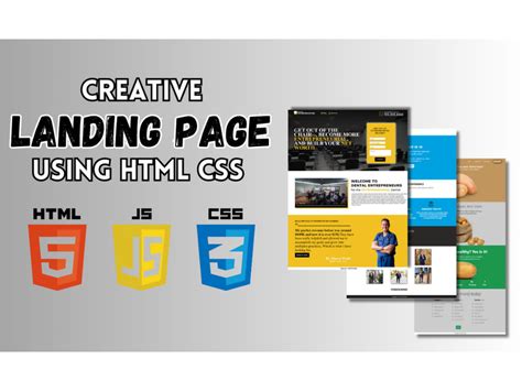 Image result for Landing Page Code HTML CSS and JavaScript