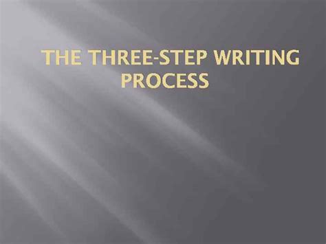 Applying Three-Step Writing Process に対する画像結果