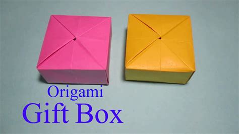 Image result for Origami Gift Box Tutorial