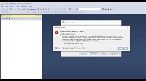 Image result for SQL Server Error Connect Server