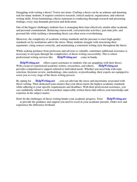 Image result for Thesis Example